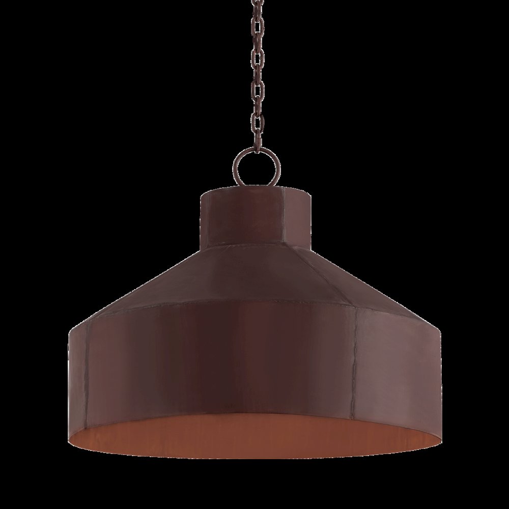 Rise & Shine Chandelier, Rust Patina. Picture 1