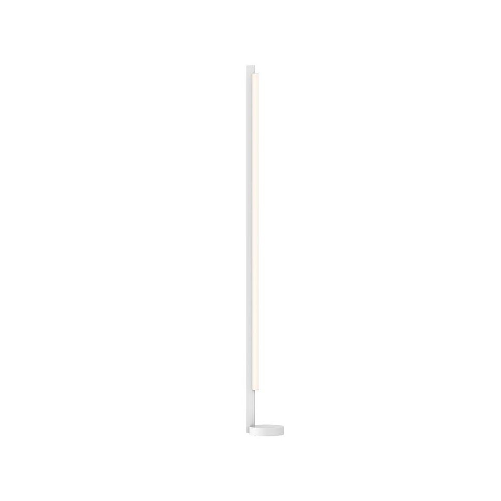 Keel Floor Lamp, Satin White. Picture 1