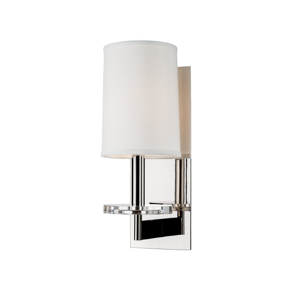 Chelsea Wall Sconce, Polished Nickel. Picture 1