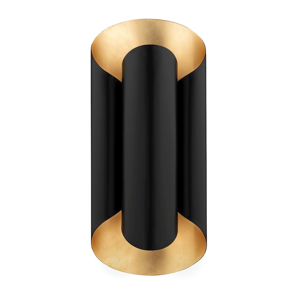 Banks Wall Sconce, Gold Leaf. Picture 1