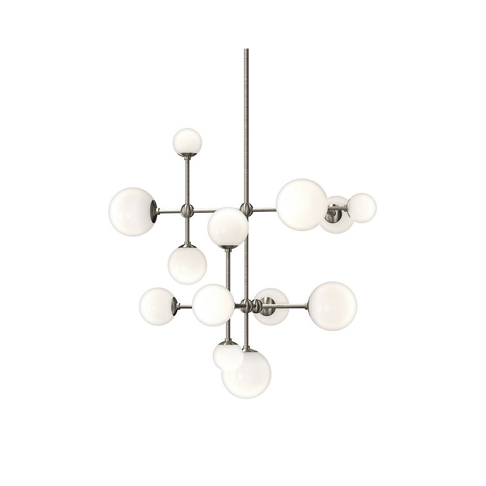 Sabon Pendant, Satin Nickel. Picture 1