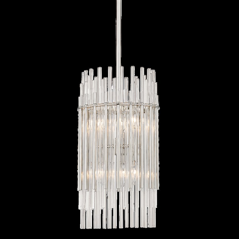 Wallis Pendant, Polished Nickel. Picture 1