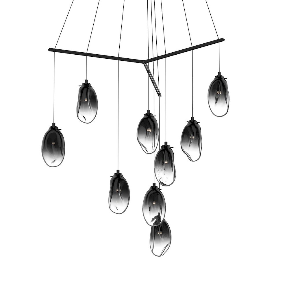 Liquid Pendant, Satin Black. Picture 1