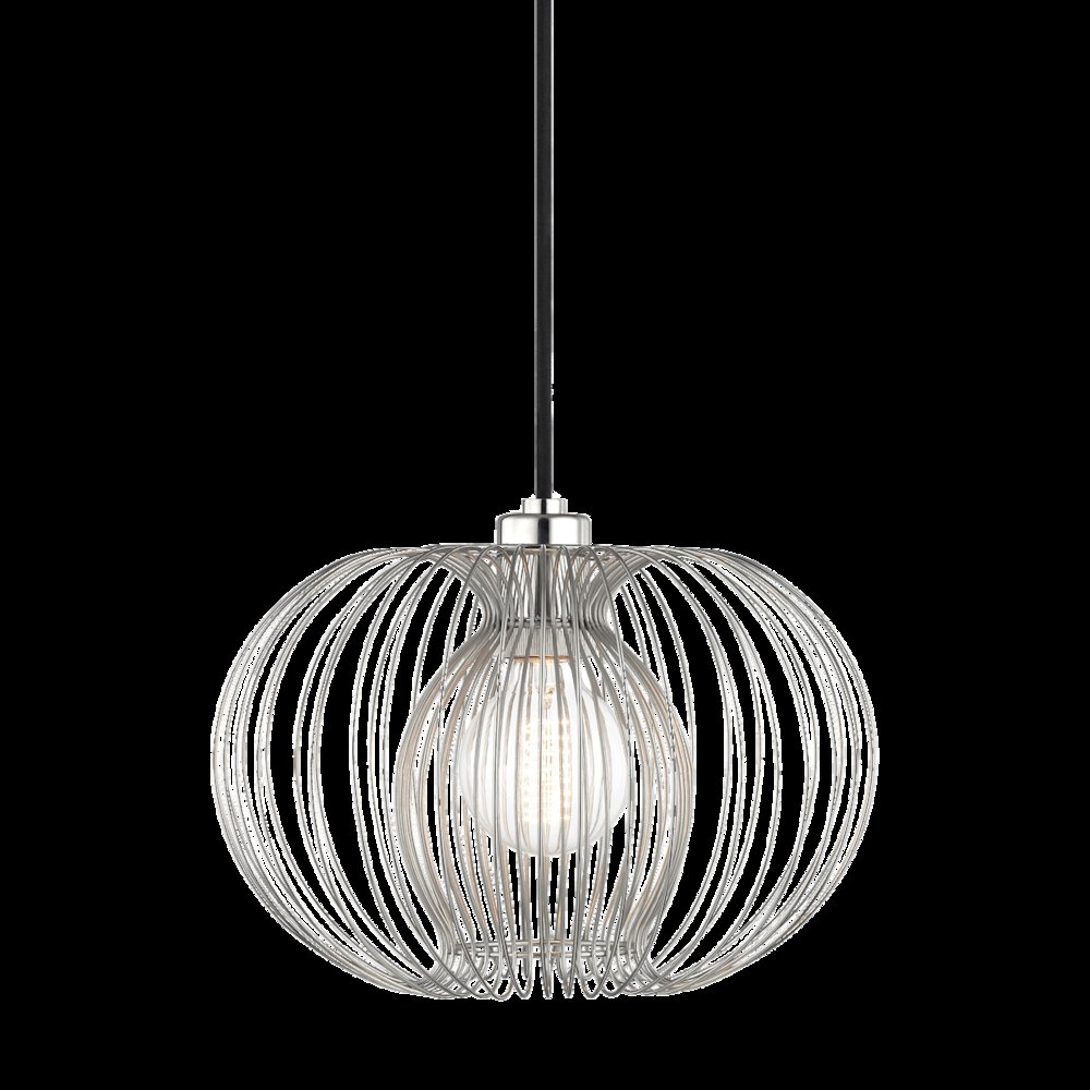 Jasmine Pendant, Polished Nickel. Picture 1