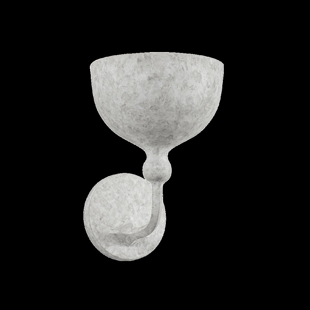 Paget Wall Sconce, Weathered White. Picture 1