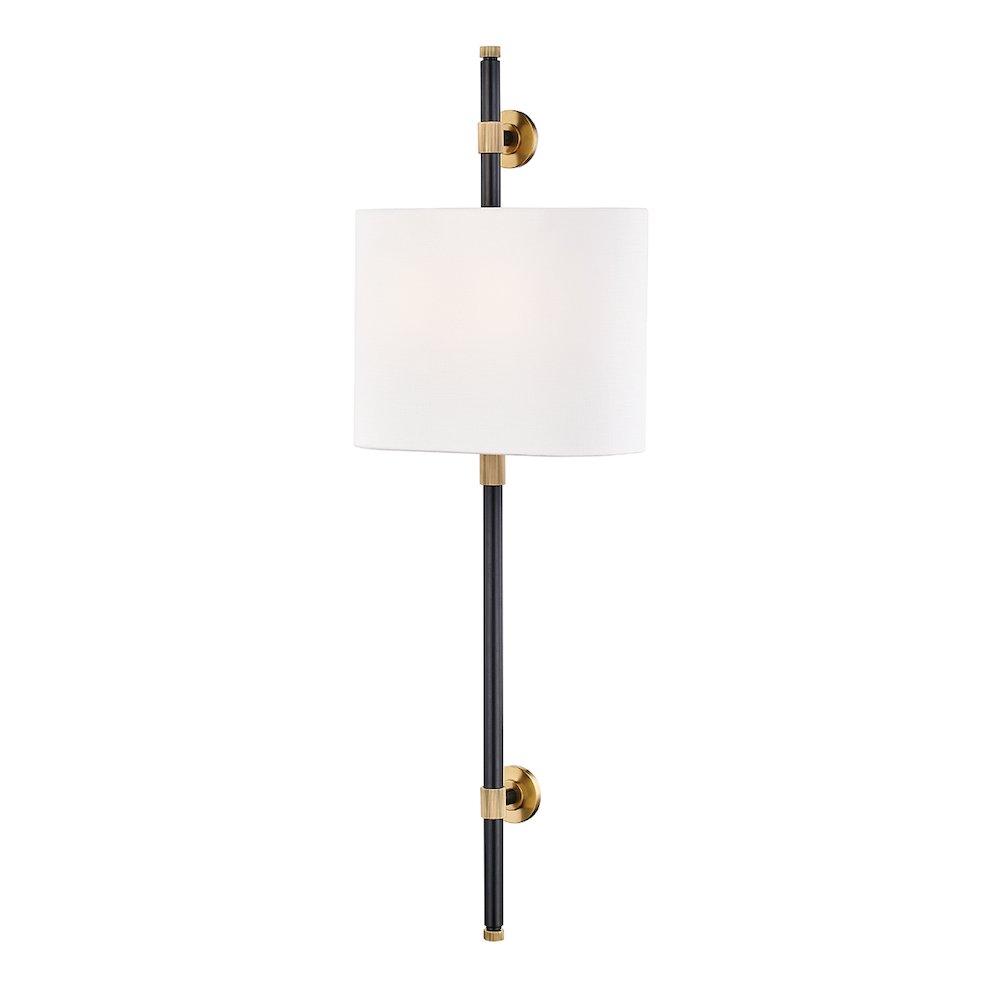 Bowery Wall Sconce, Aged Brass, Old Bronze. Picture 1