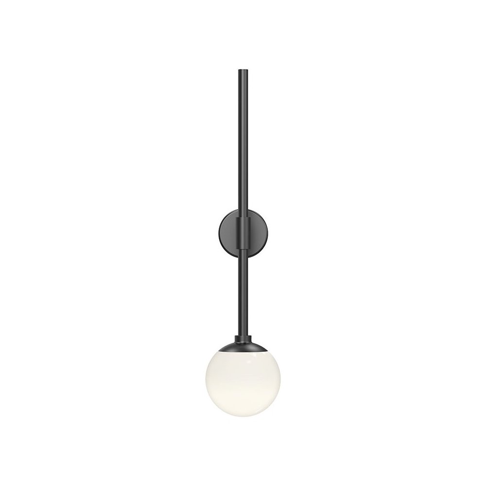 Sabon Wall Sconce, Satin Black. Picture 1
