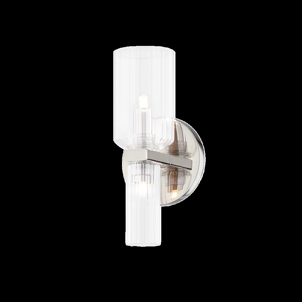 Tabitha Wall Sconce, Polished Nickel. Picture 1