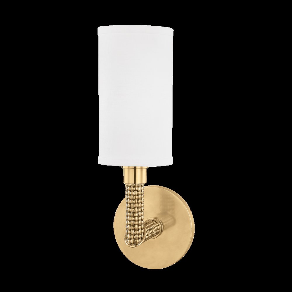 Dubois Wall Sconce, Aged Brass. Picture 1