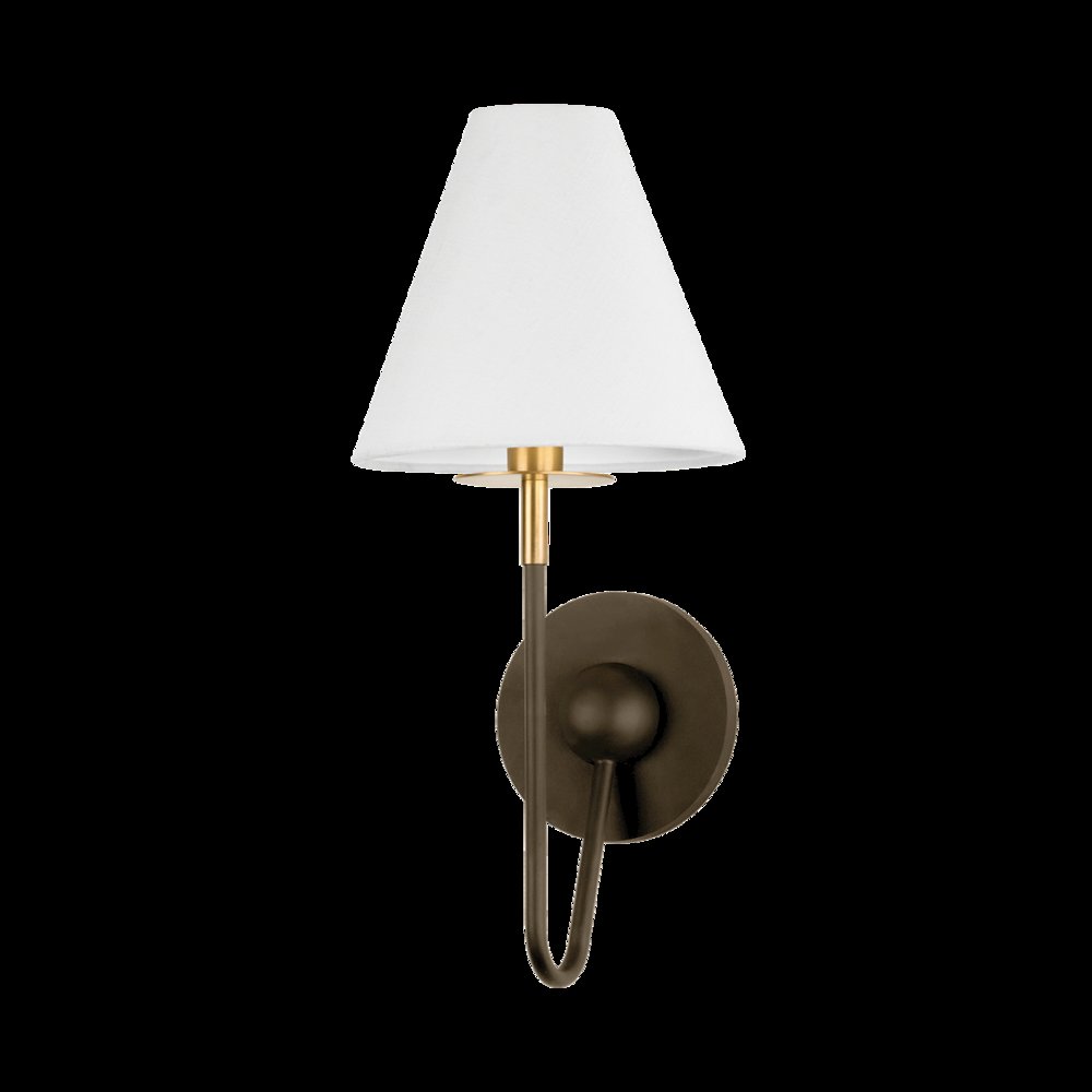 Polly Wall Sconce, Aged Brass. Picture 1