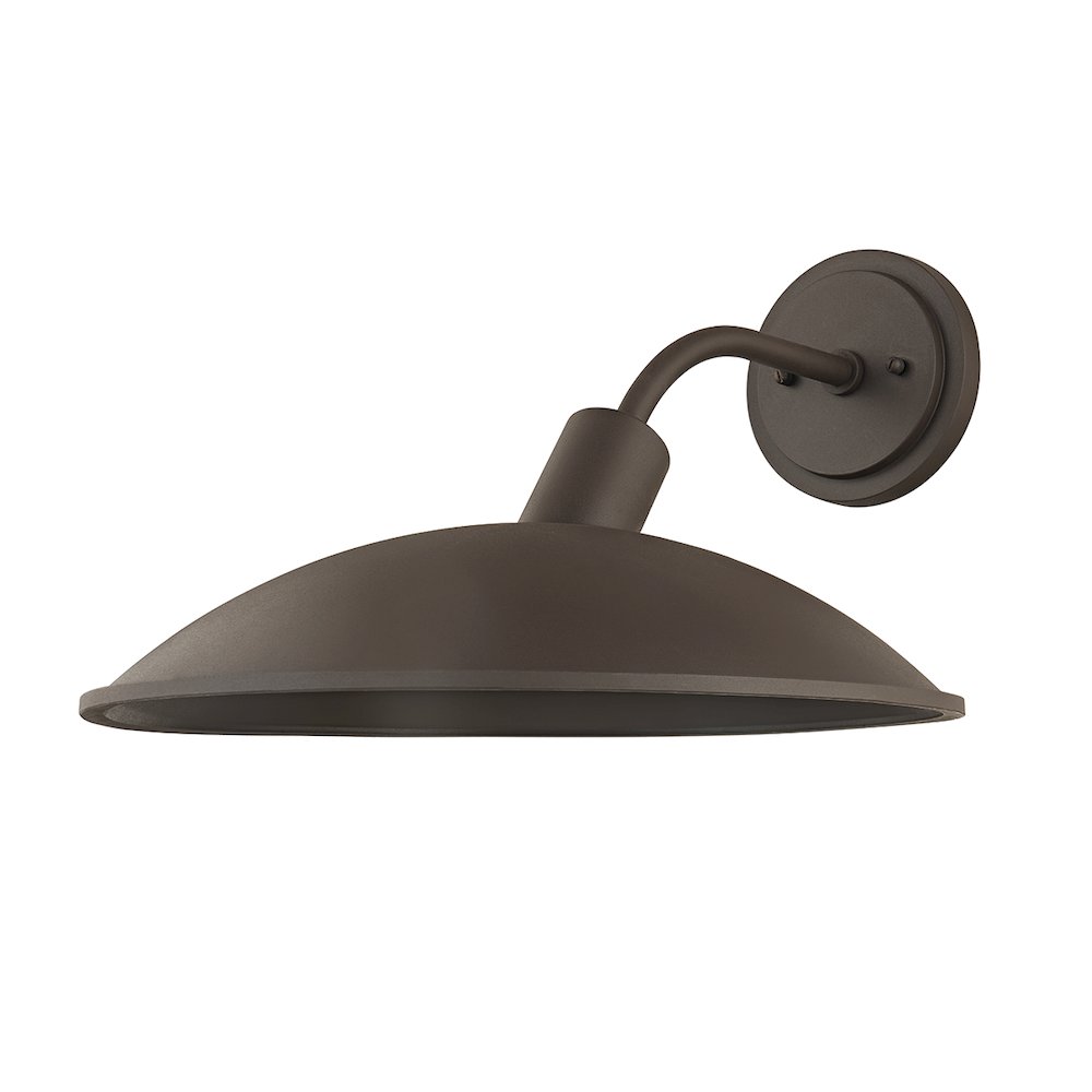 Otis Exterior Wall Sconce, Textured Bronze. Picture 1