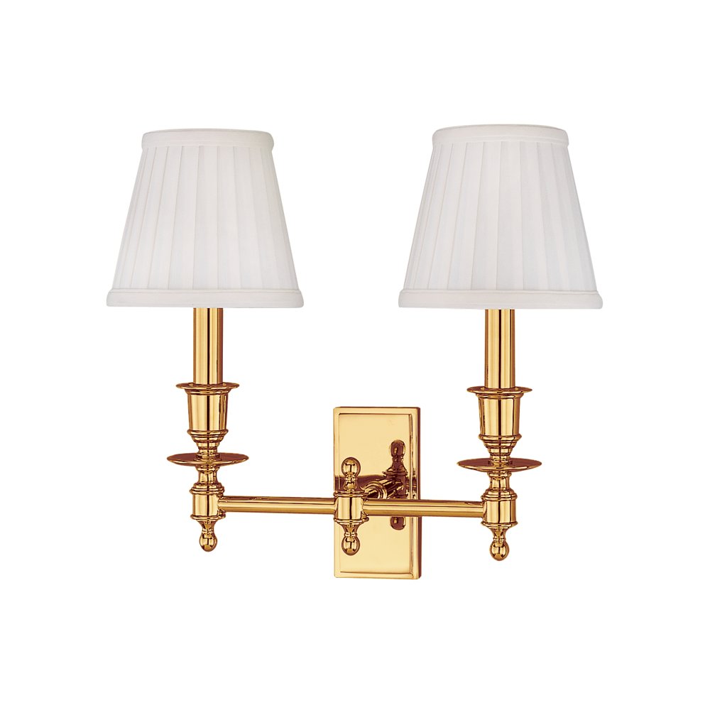 Ludlow Wall Sconce, Aged Brass. Picture 1
