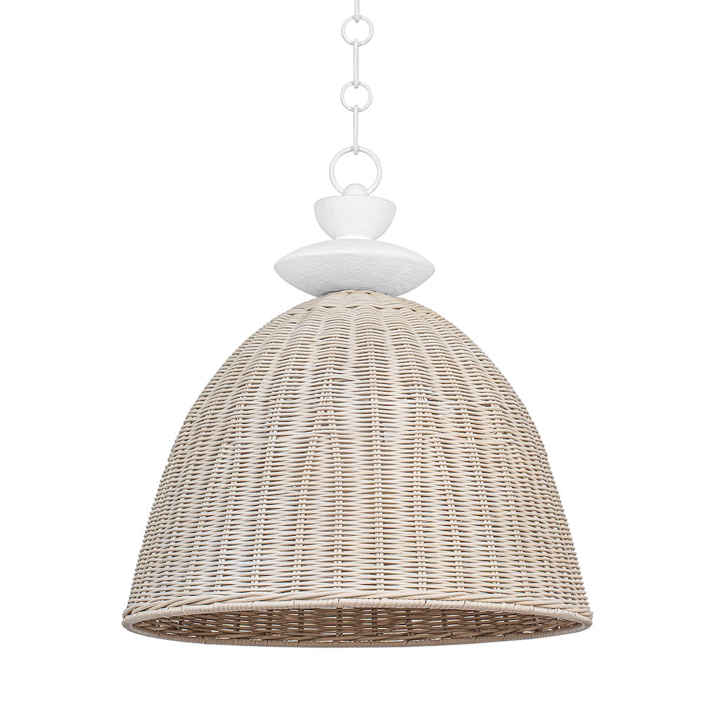 Kahn Pendant, Gesso White. Picture 1