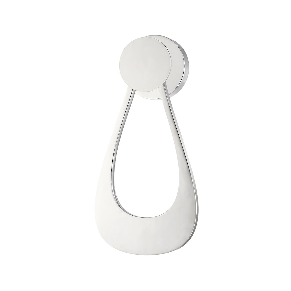 Rooney Wall Sconce, Polished Nickel. Picture 1