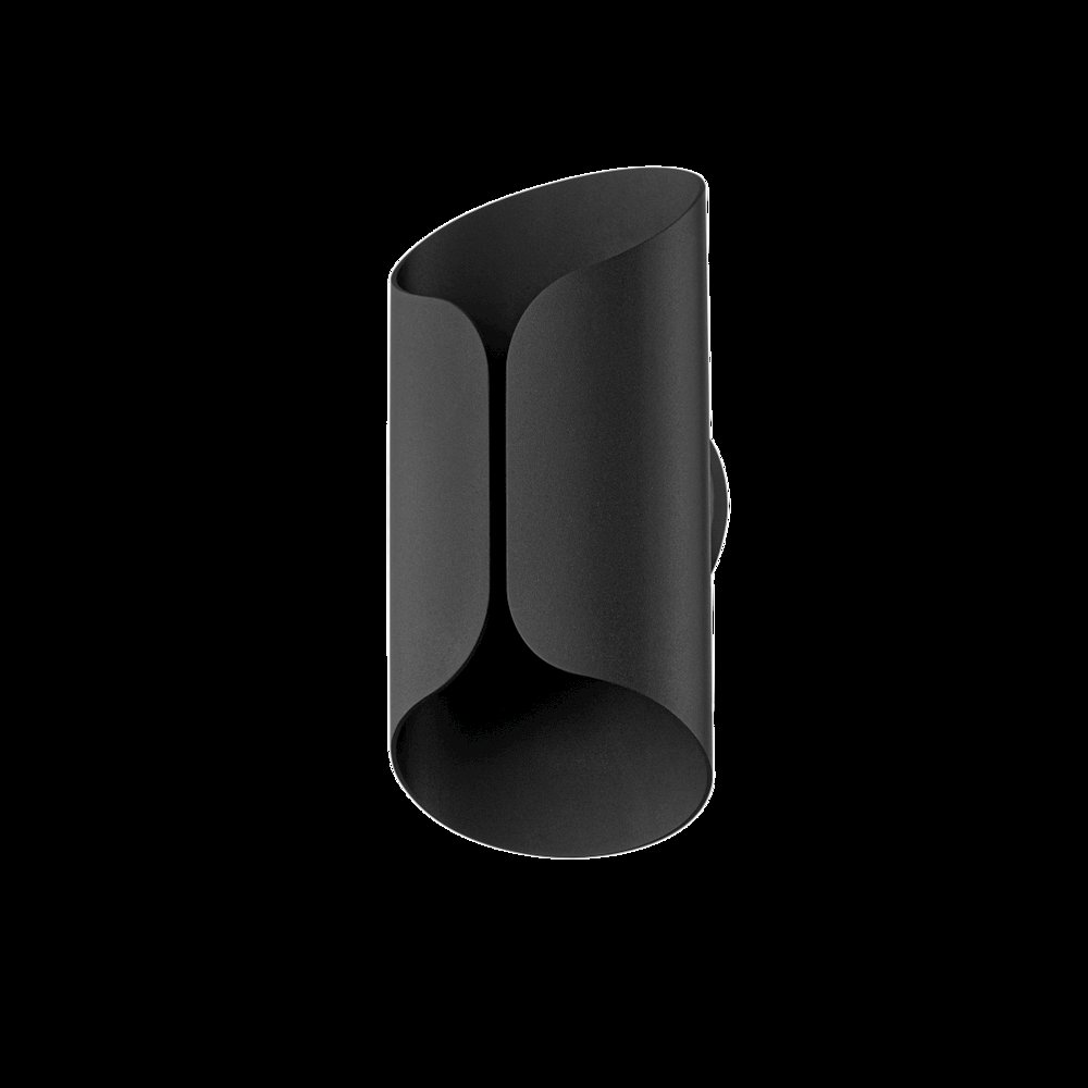 Cole Exterior Wall Sconce, Texture Black. Picture 1