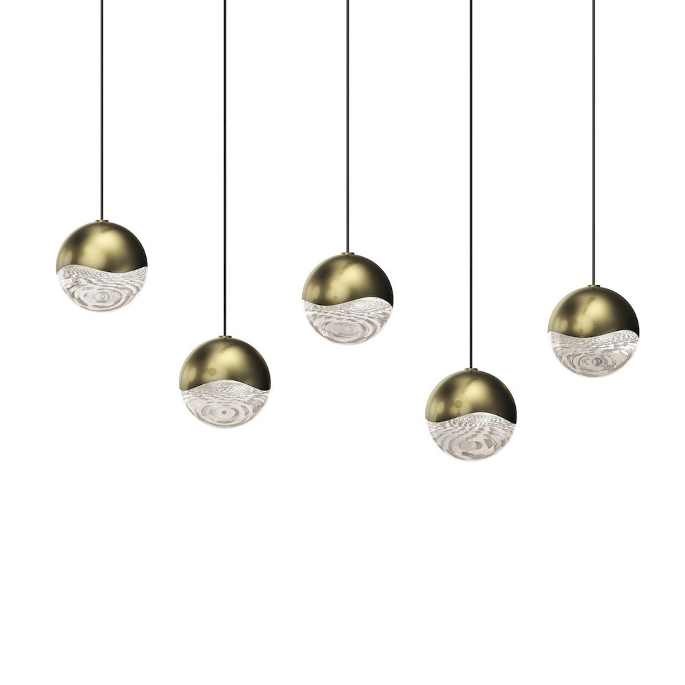 Grapes Pendant, Brass. Picture 1