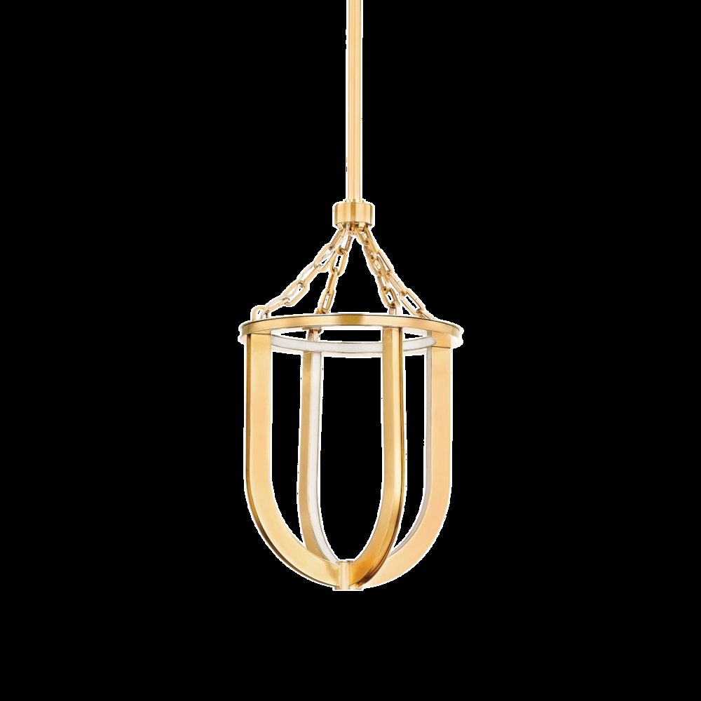 Tournu Lantern, Aged Brass. Picture 1