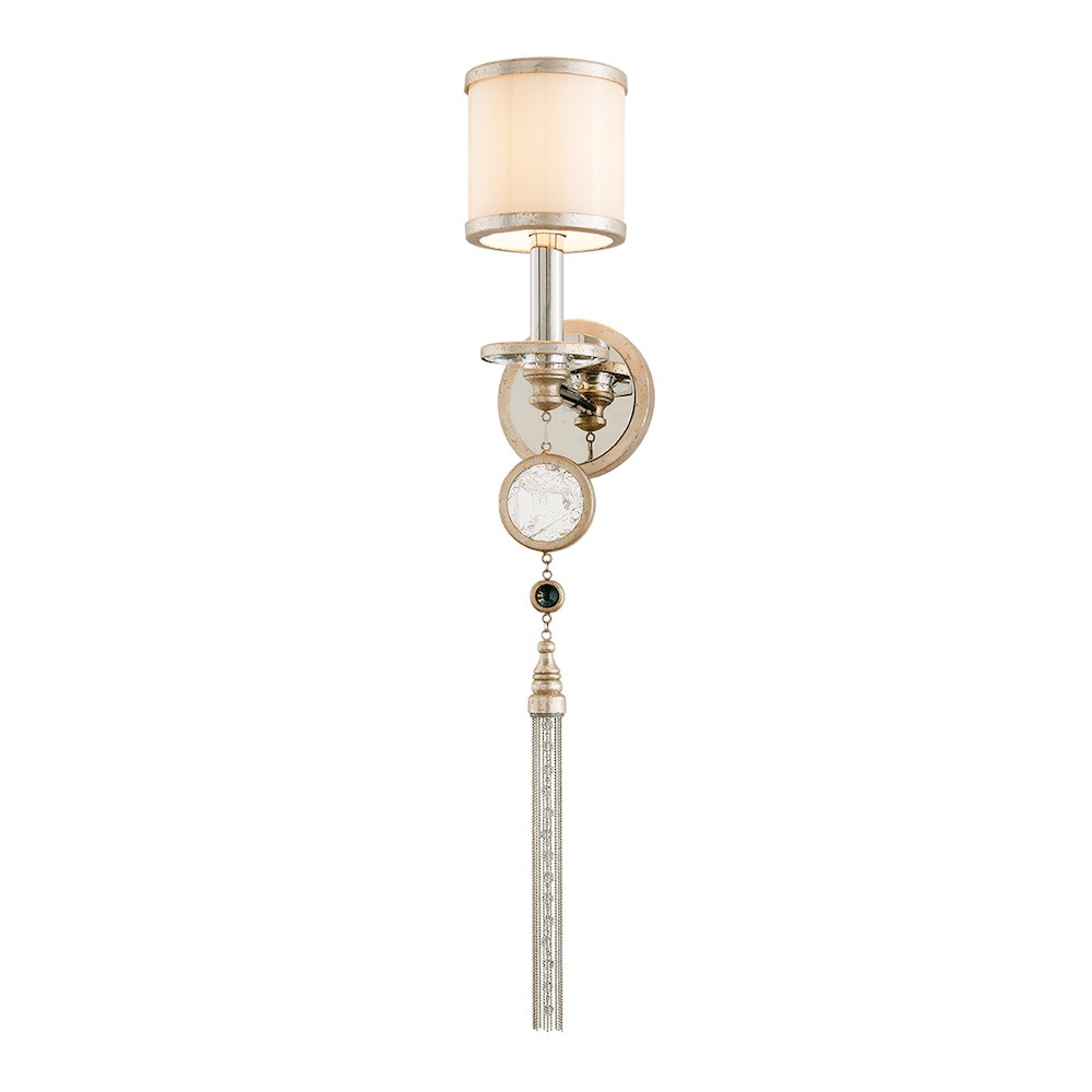 Bliss Wall Sconce, Warm Silver Leaf. Picture 1