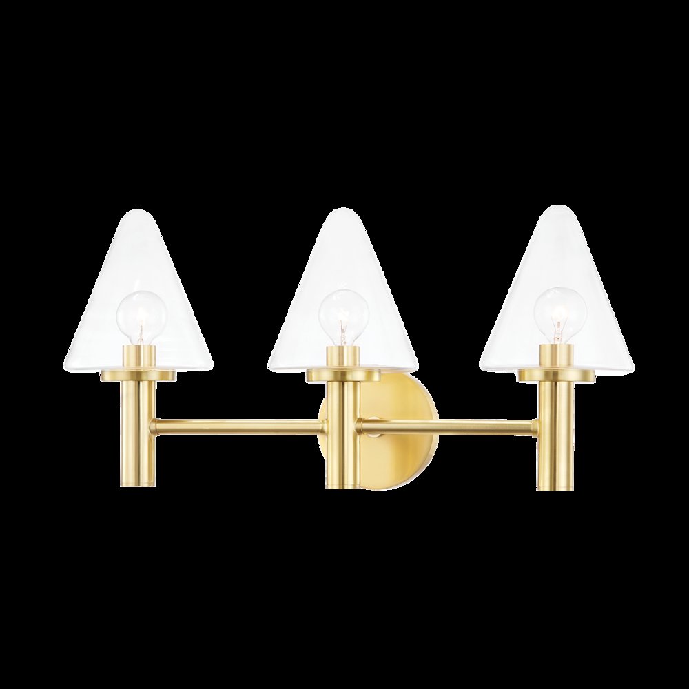 Connie Bath And Vanity, Aged Brass. Picture 1