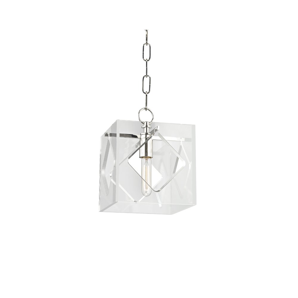 Travis Lantern, Polished Nickel. Picture 1