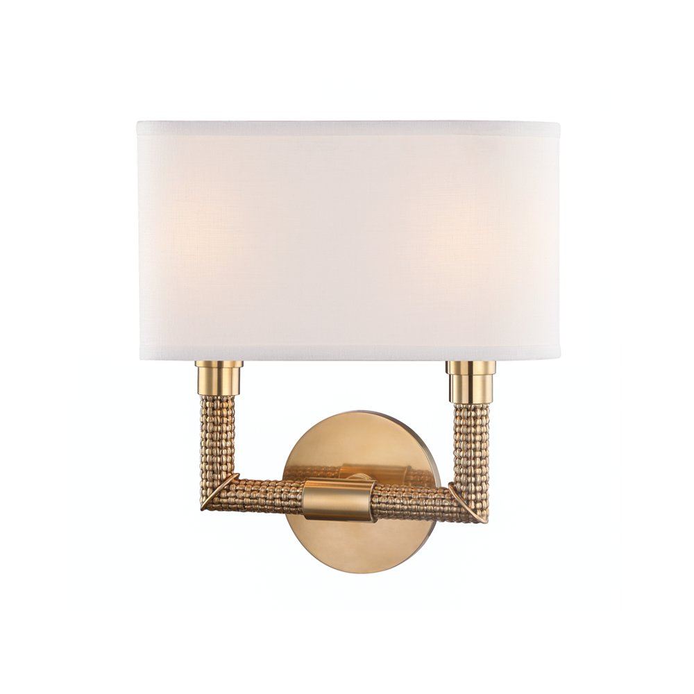 Dubois Wall Sconce, Aged Brass. Picture 1