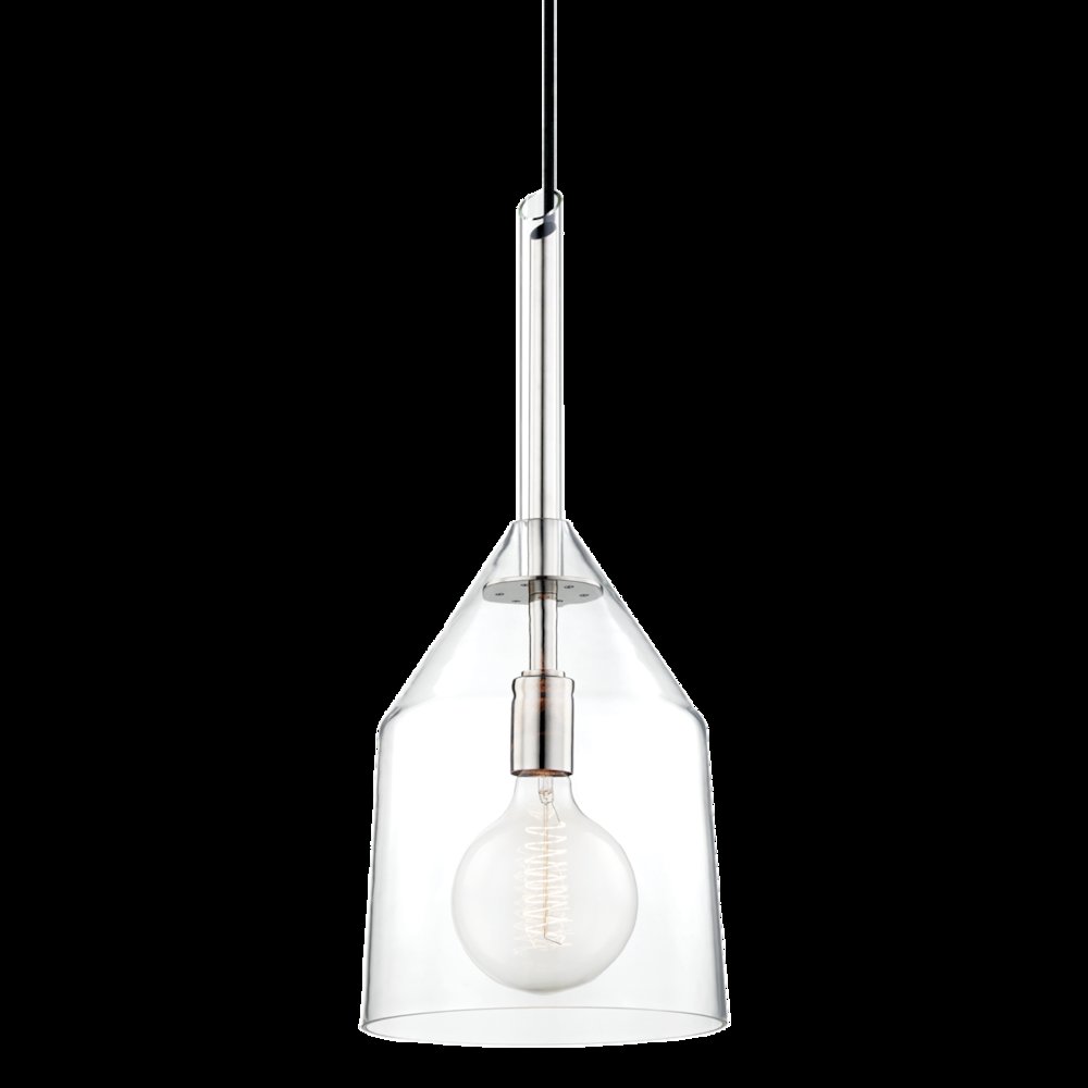 Sloan Pendant, Polished Nickel. Picture 1