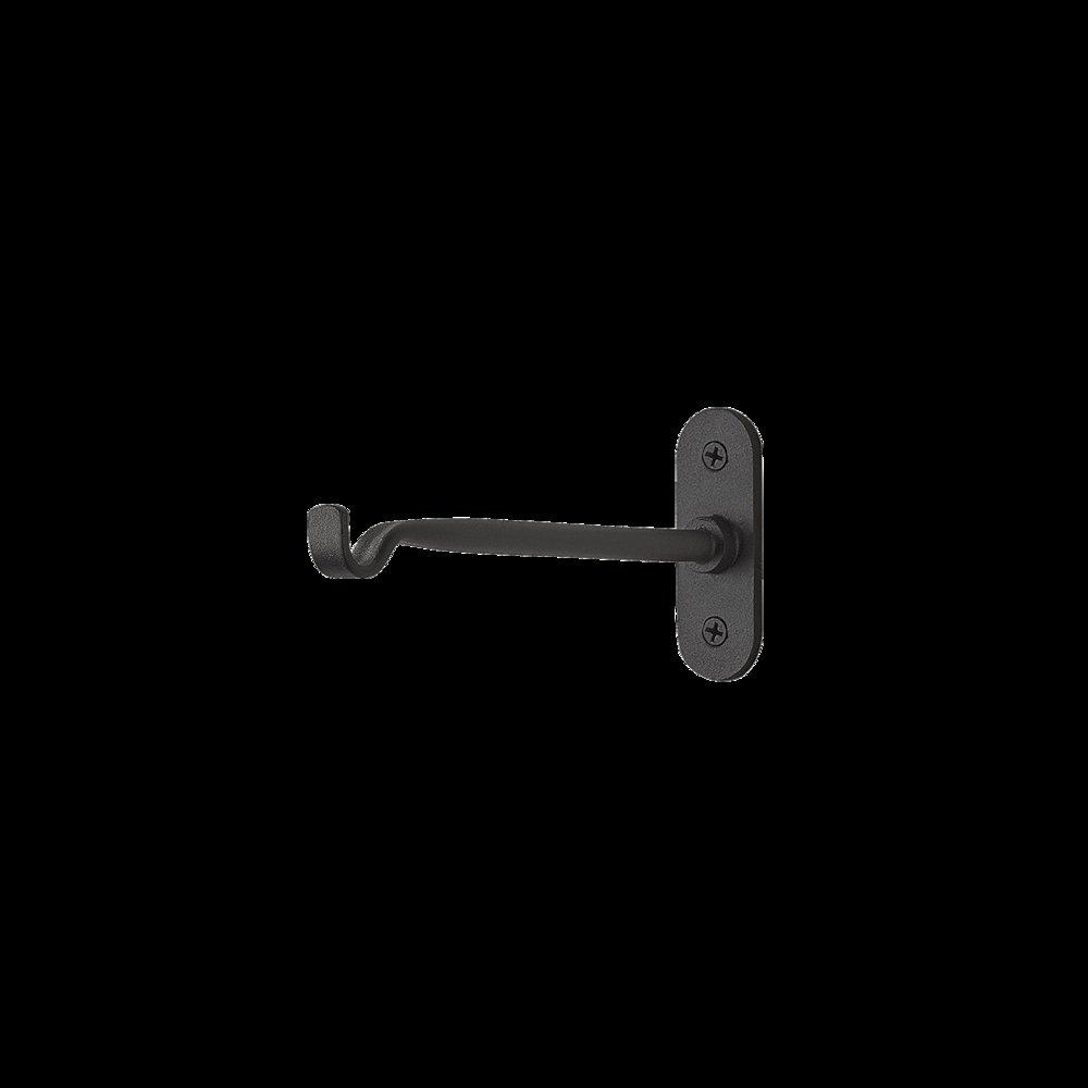 Maltby Wall Sconce Hook, Texture Black. Picture 1