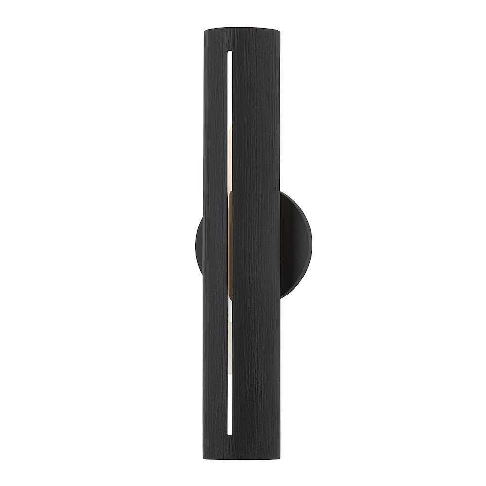 Brandon Wall Sconce, Texture Black. Picture 1