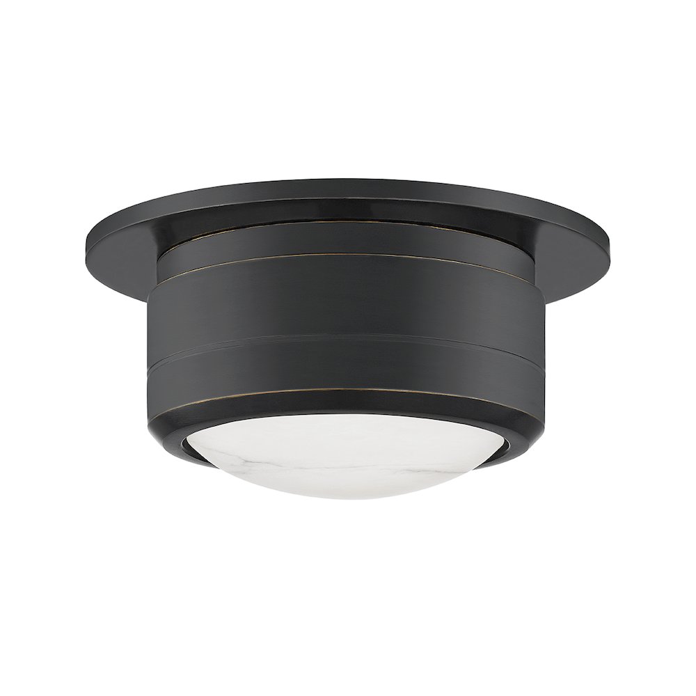 Greenport Flush Mount, Old Bronze. Picture 1