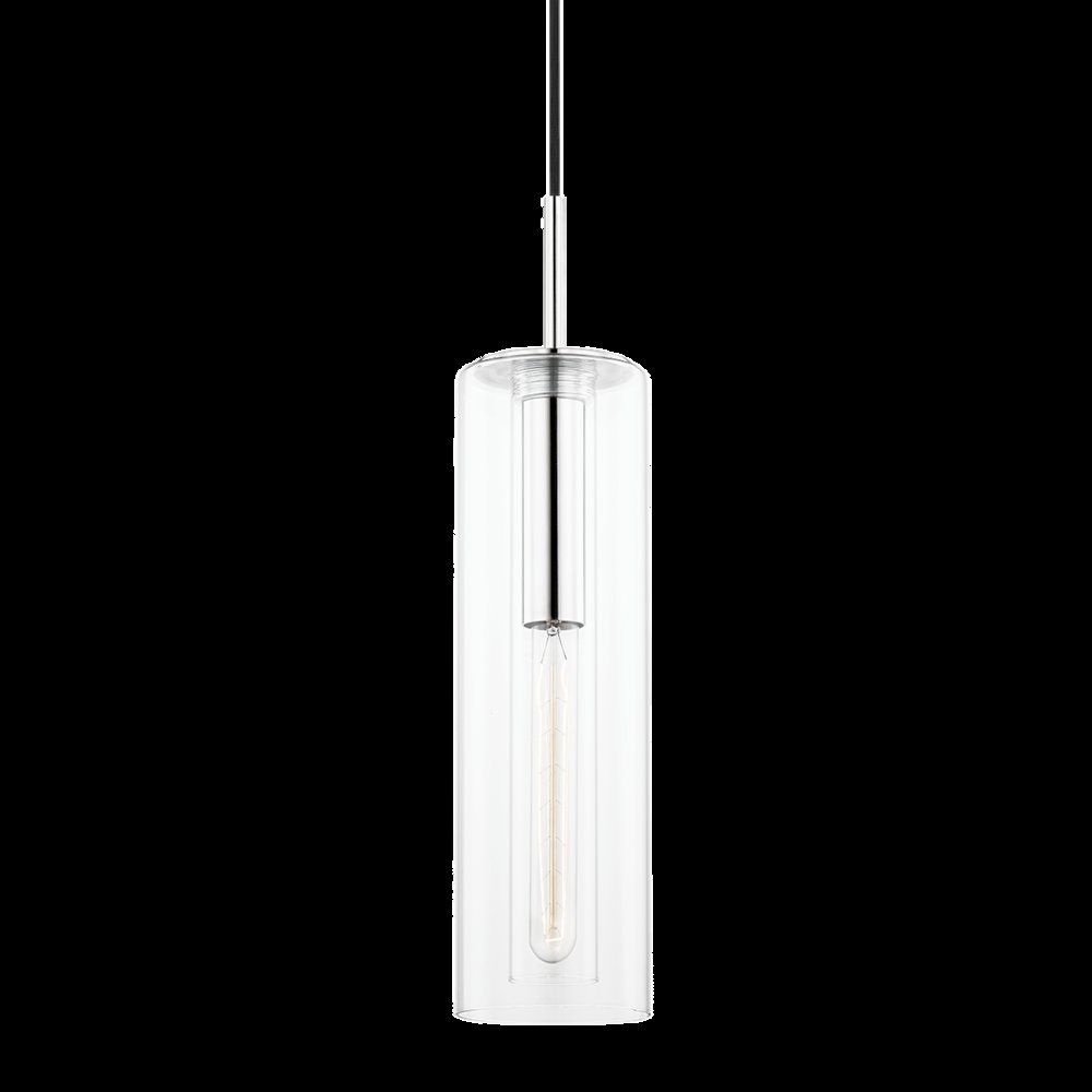 Belinda Pendant, Polished Nickel. Picture 1