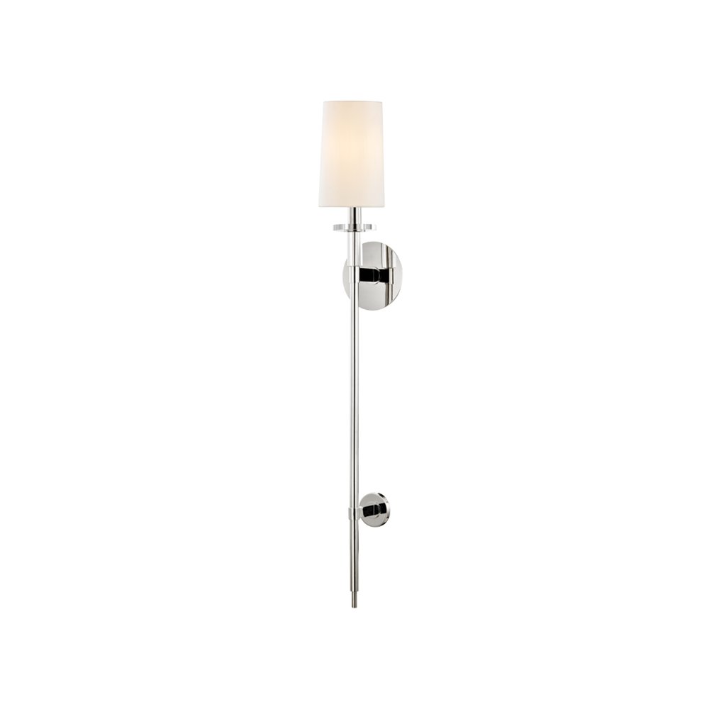 Amherst Wall Sconce, Polished Nickel. Picture 1