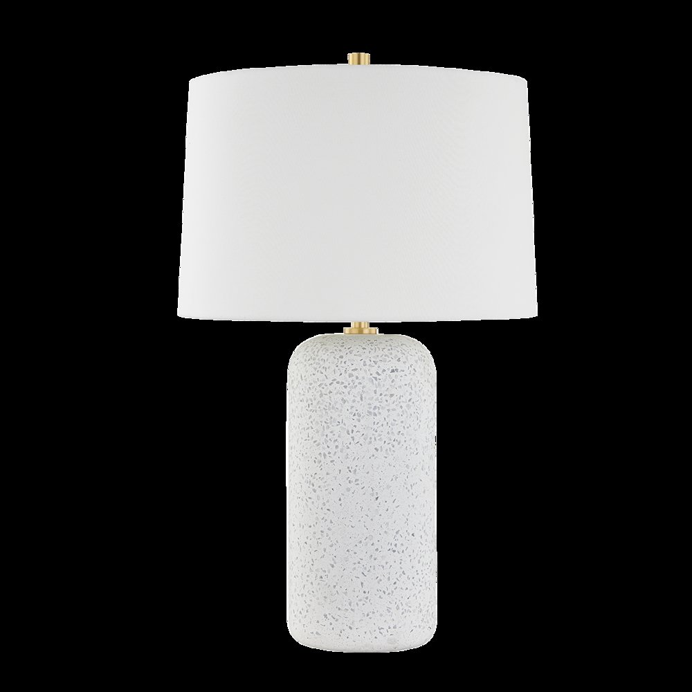 Margaret Table Lamp, Aged Brass. Picture 1