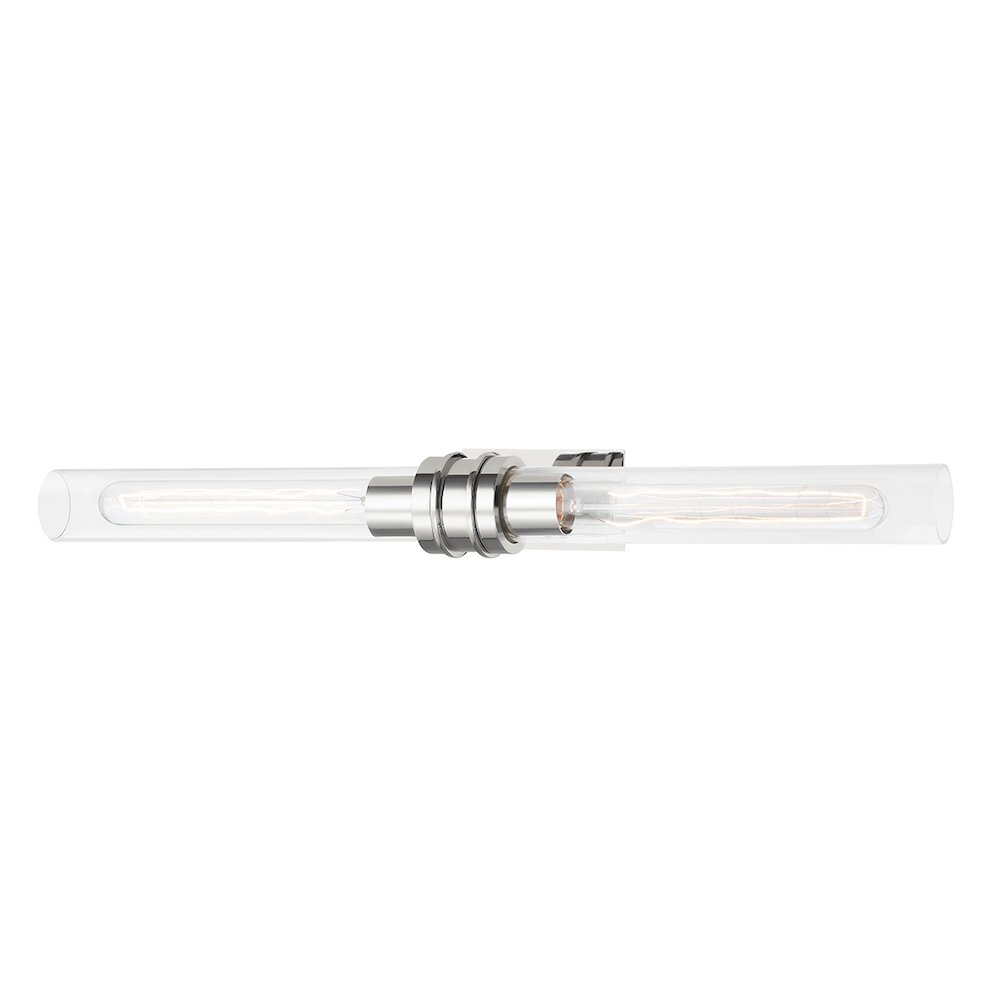 Oakfield Wall Sconce, Polished Nickel. Picture 1