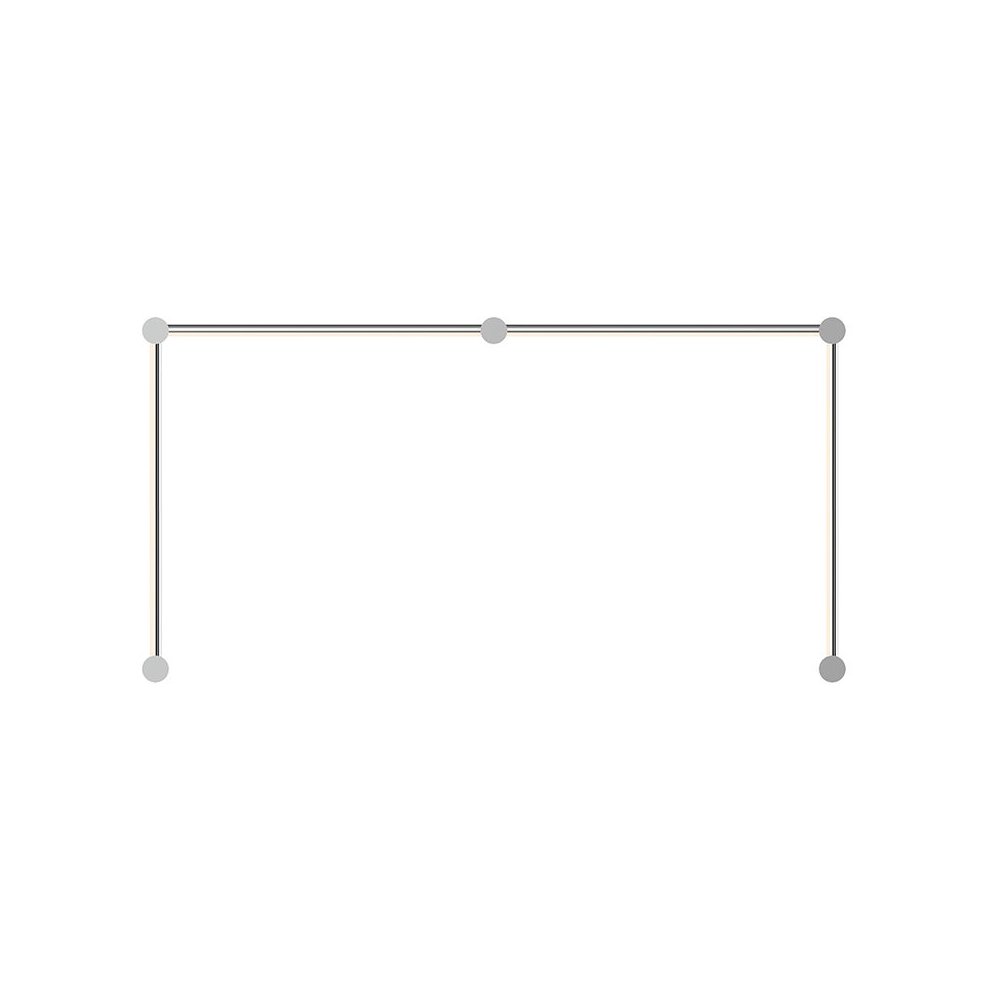 Purolinear 360 Bath and Vanity, Satin Chrome. Picture 1