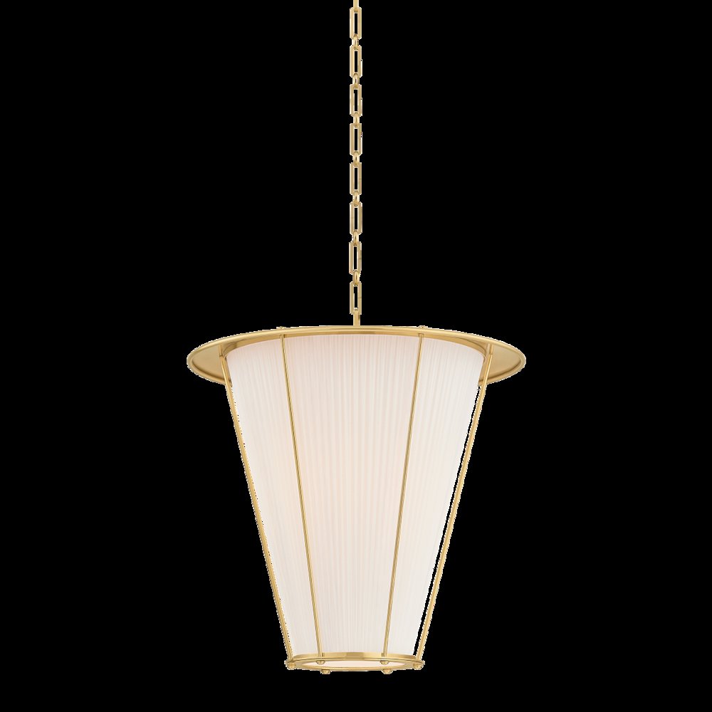 Ellsworth Lantern, Aged Brass. Picture 1