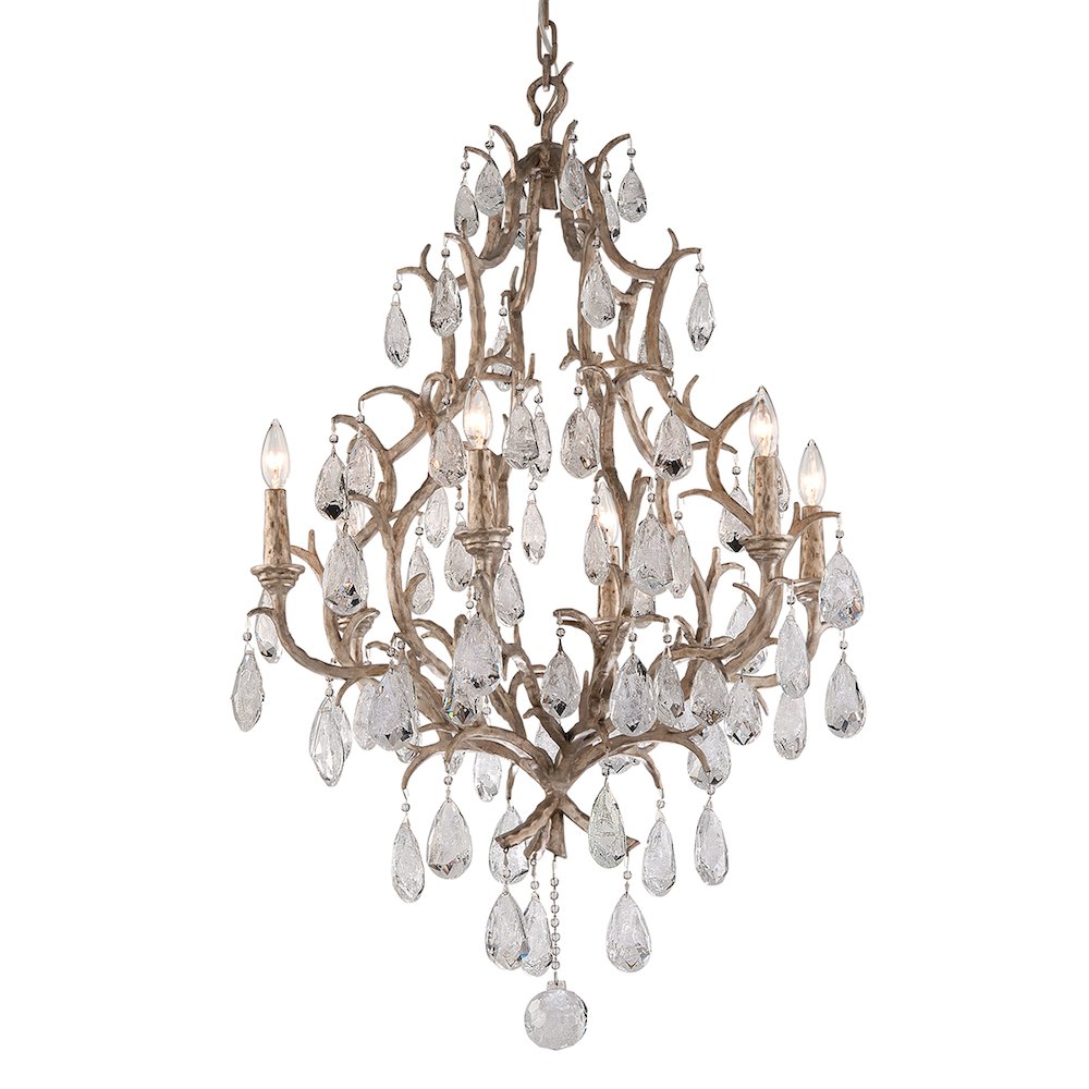 Amadeus Chandelier, Stria Gold Leaf. Picture 1
