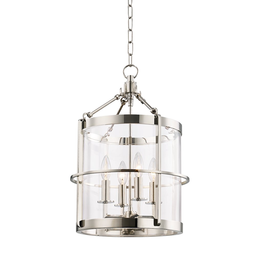 Ren Lantern, Polished Nickel. Picture 1