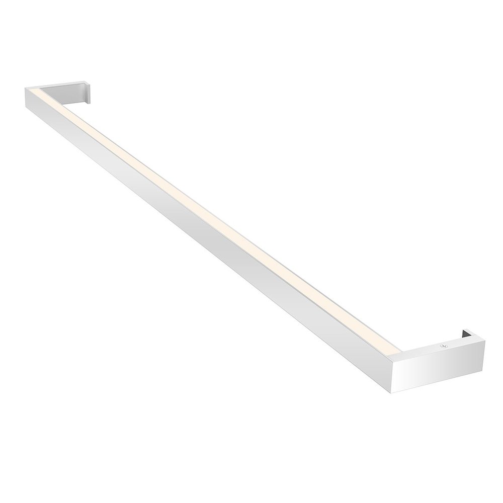 Thin-Line Wall Sconce, Bright Satin Aluminum. Picture 1