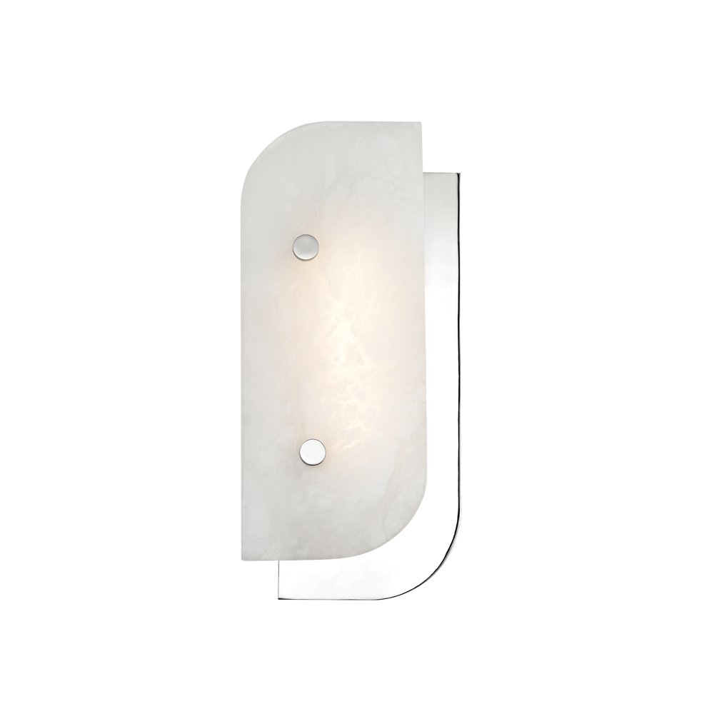 Yin & Yang Wall Sconce, Polished Nickel. Picture 1