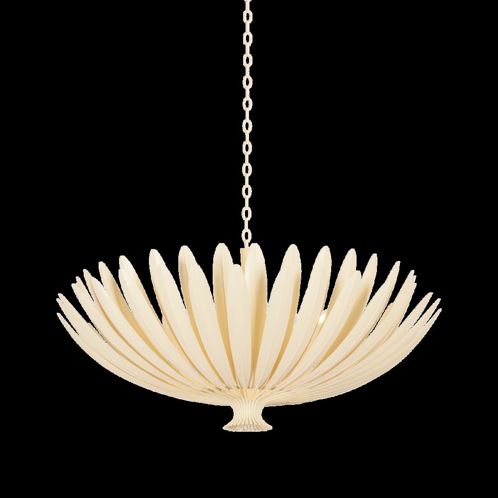 Whitfield Chandelier, Cream Plaster. Picture 1
