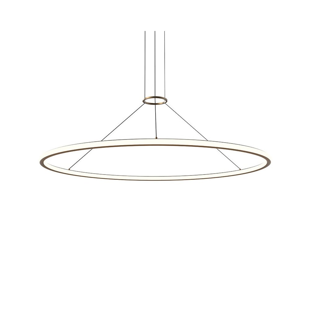 Luna Pendant, Brass. Picture 1