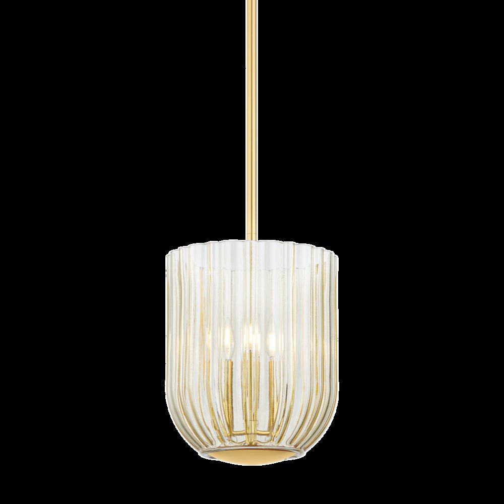 Cece Lantern, Aged Brass. Picture 1