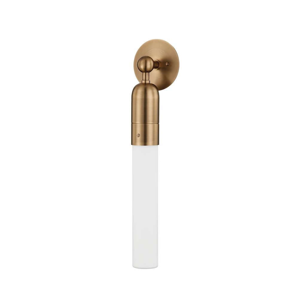 Darby Wall Sconce In Patina Brass Color. Picture 1
