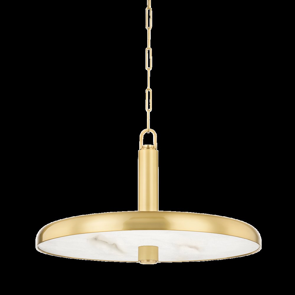 Reynolds Pendant, Aged Brass. Picture 1