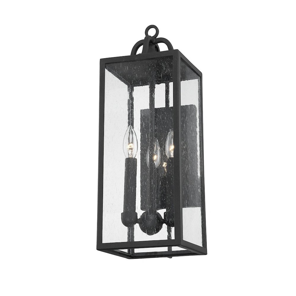 Caiden Wall Sconce In Forged Iron Color. Picture 1
