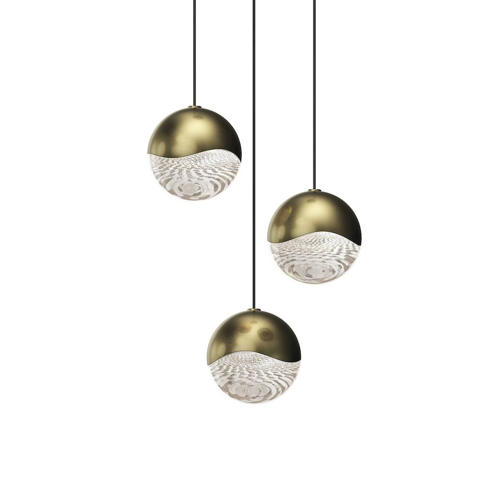 Grapes Pendant, Brass. Picture 1