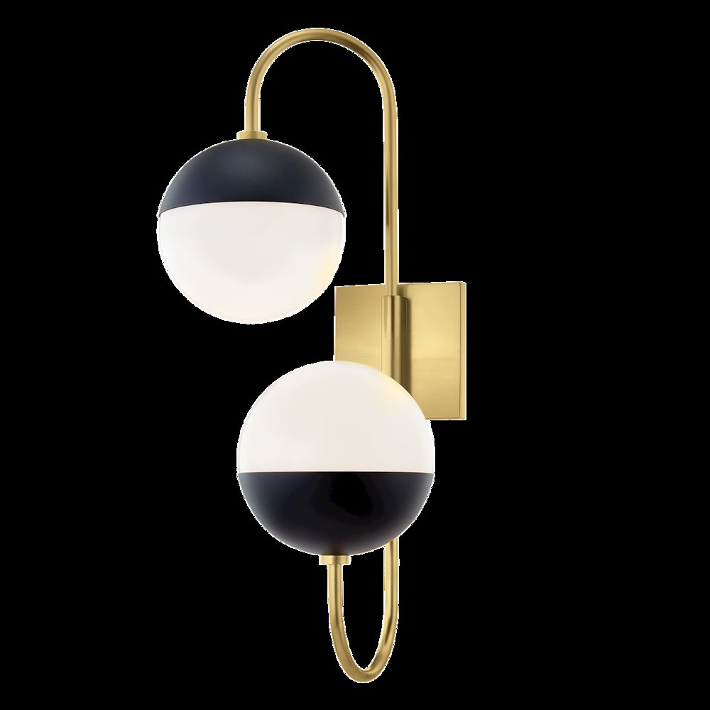 Renee Wall Sconce, Aged Brass. Picture 1