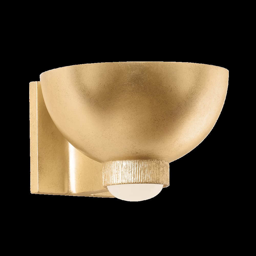 Fairview Wall Sconce, Vintage Gold Leaf. Picture 1