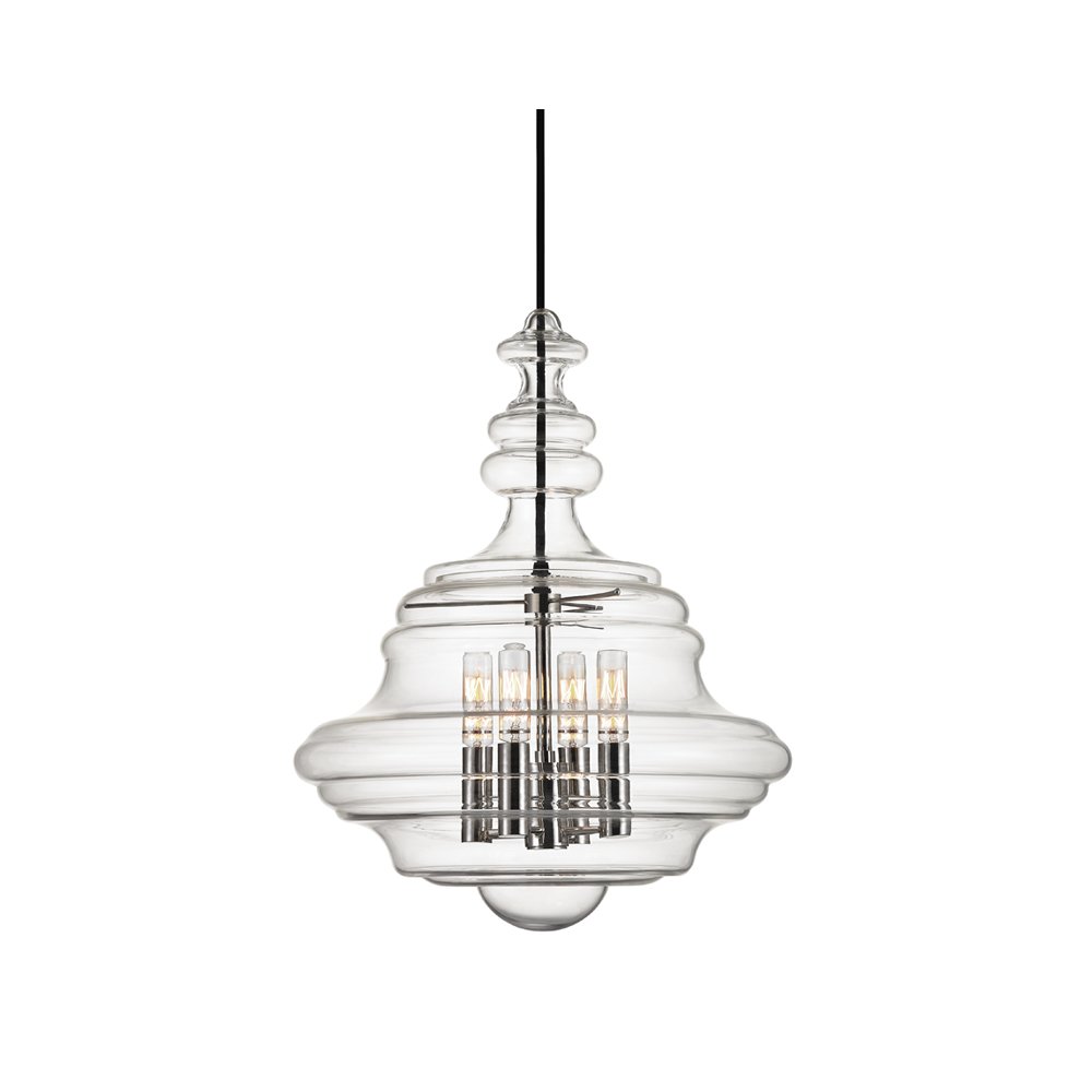 Washington Lantern, Polished Nickel. Picture 1