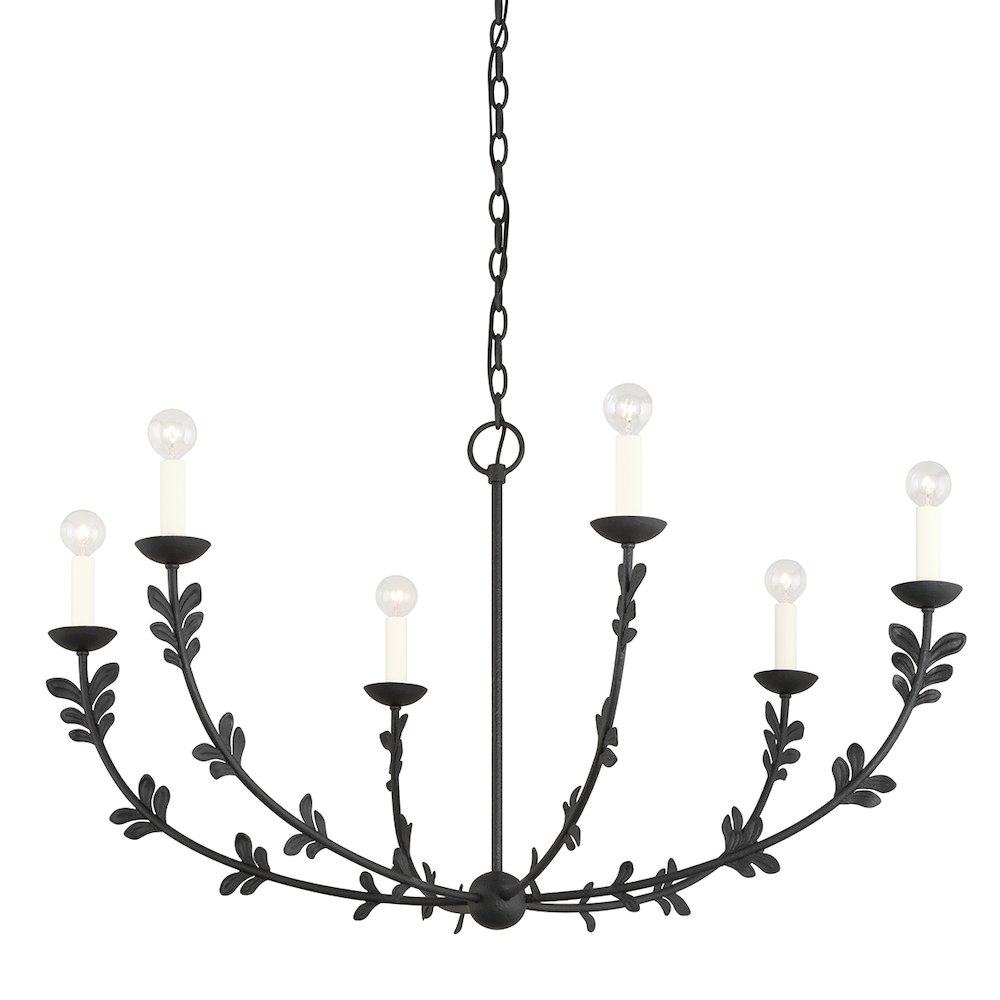 Florian Chandelier, Black Iron. Picture 1